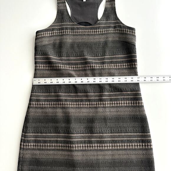 Emerson Fry Tuckernuck New York Made Stretch Jacquard Layering Gray Tank Dress 4 - Picture 8 of 9